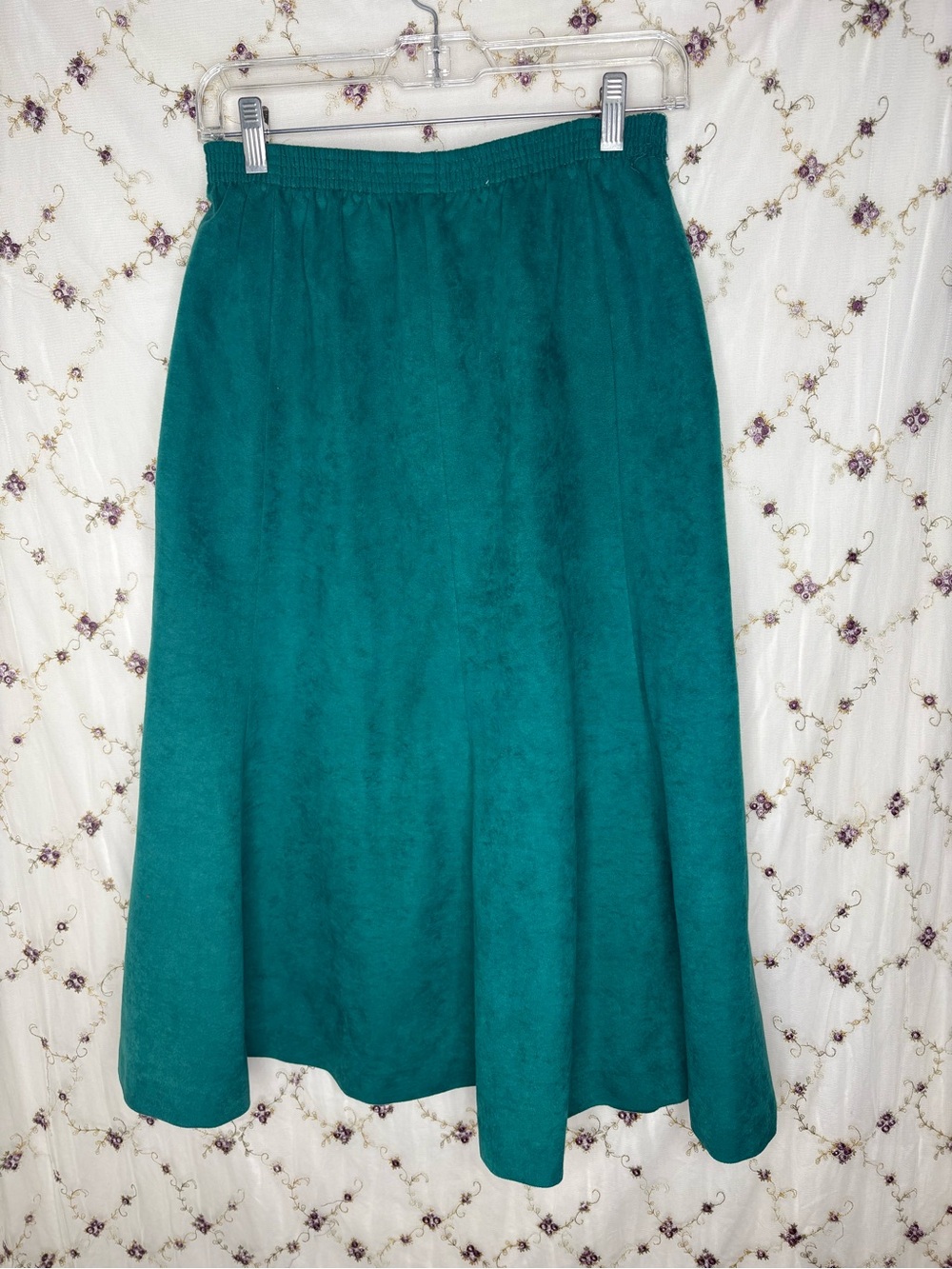 Teddi Teal A-Line Maxi Skirt